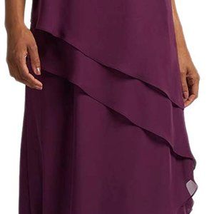 Mother of The Bride Dresses with Jacket 3/4 Sleeve Long Formal Evening Gowns Chi